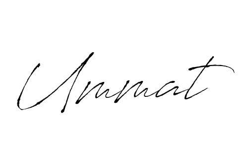 Design your own signature with our free online signature maker. With this signature software, you can create a handwritten (Antro_Vectra) signature for name Ummat. Ummat signature style 6 images and pictures png