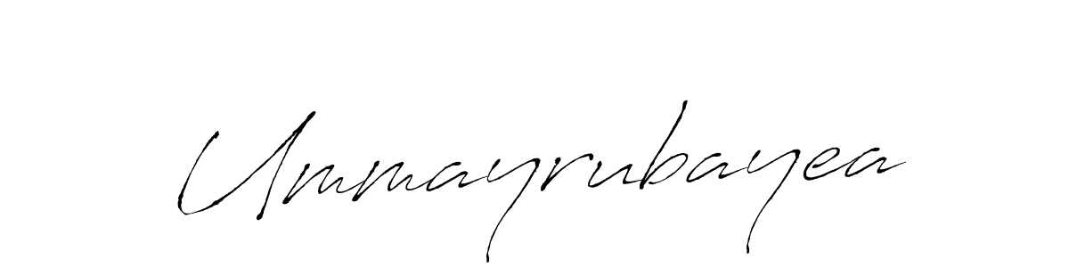 The best way (Antro_Vectra) to make a short signature is to pick only two or three words in your name. The name Ummayrubayea include a total of six letters. For converting this name. Ummayrubayea signature style 6 images and pictures png