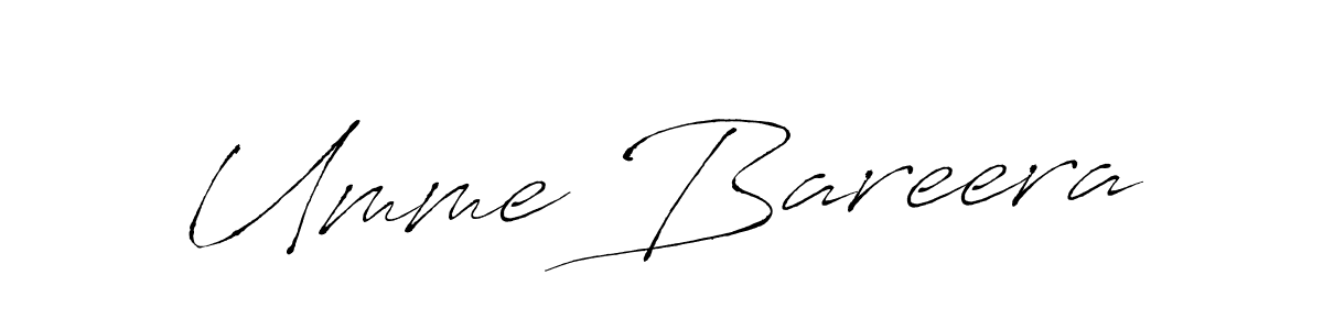 The best way (Antro_Vectra) to make a short signature is to pick only two or three words in your name. The name Umme Bareera include a total of six letters. For converting this name. Umme Bareera signature style 6 images and pictures png