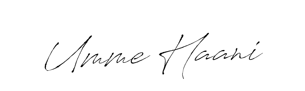 How to make Umme Haani signature? Antro_Vectra is a professional autograph style. Create handwritten signature for Umme Haani name. Umme Haani signature style 6 images and pictures png