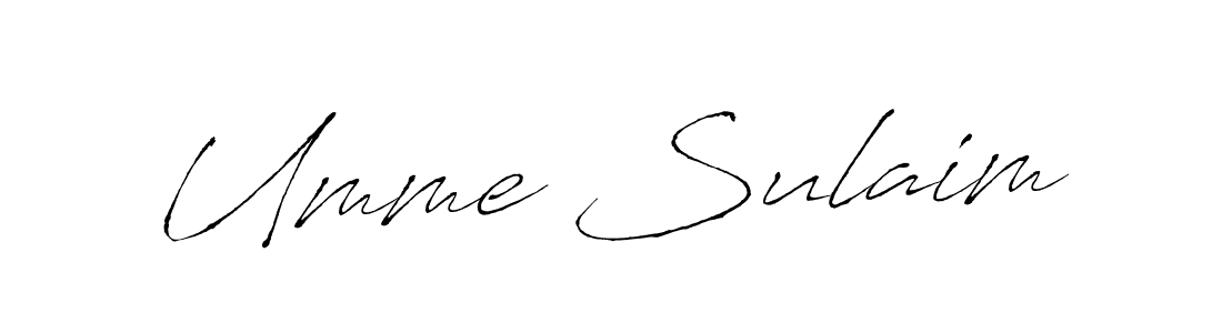 You should practise on your own different ways (Antro_Vectra) to write your name (Umme Sulaim) in signature. don't let someone else do it for you. Umme Sulaim signature style 6 images and pictures png