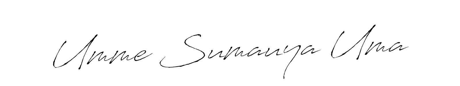 Once you've used our free online signature maker to create your best signature Antro_Vectra style, it's time to enjoy all of the benefits that Umme Sumauya Uma name signing documents. Umme Sumauya Uma signature style 6 images and pictures png