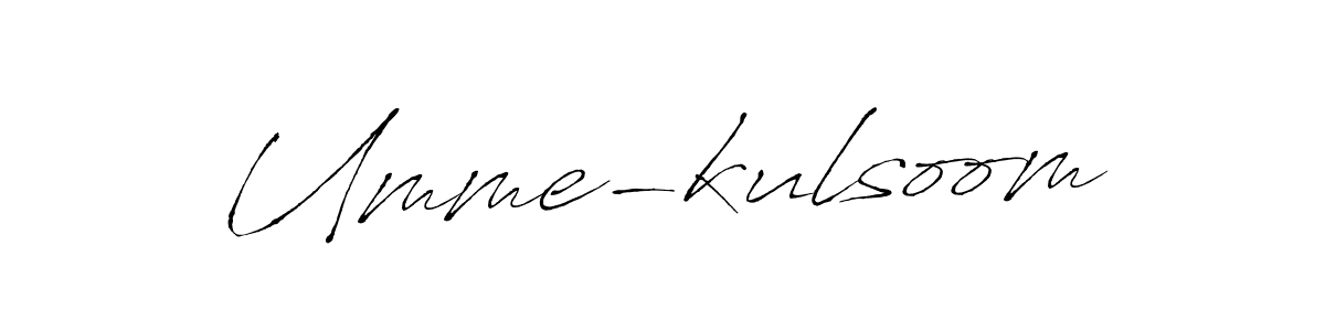 Use a signature maker to create a handwritten signature online. With this signature software, you can design (Antro_Vectra) your own signature for name Umme-kulsoom. Umme-kulsoom signature style 6 images and pictures png