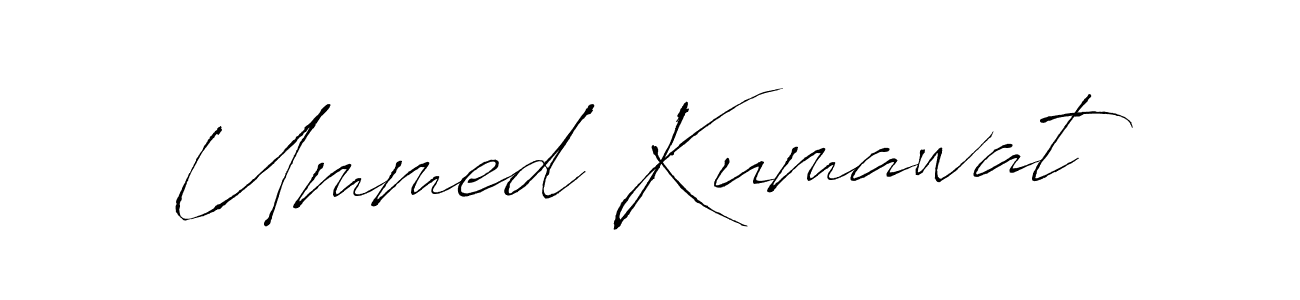 Ummed Kumawat stylish signature style. Best Handwritten Sign (Antro_Vectra) for my name. Handwritten Signature Collection Ideas for my name Ummed Kumawat. Ummed Kumawat signature style 6 images and pictures png