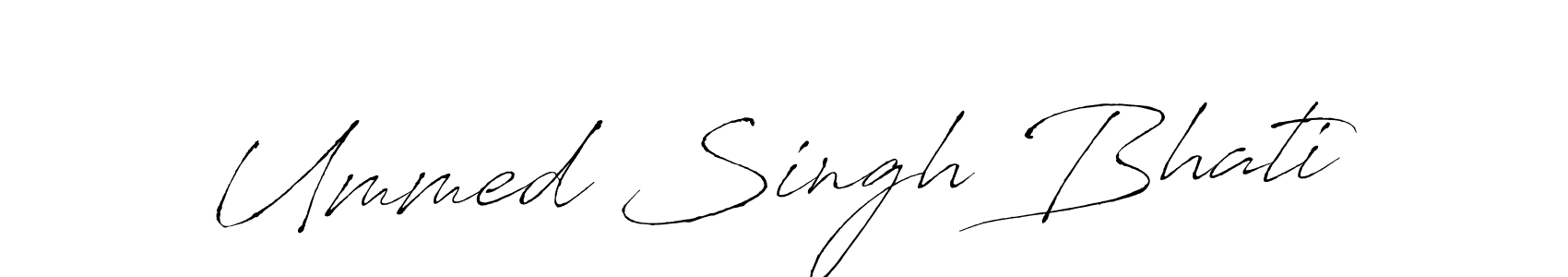 Also we have Ummed Singh Bhati name is the best signature style. Create professional handwritten signature collection using Antro_Vectra autograph style. Ummed Singh Bhati signature style 6 images and pictures png