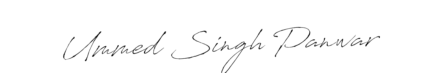 Design your own signature with our free online signature maker. With this signature software, you can create a handwritten (Antro_Vectra) signature for name Ummed Singh Panwar. Ummed Singh Panwar signature style 6 images and pictures png