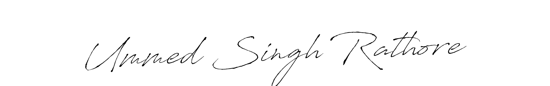 Ummed Singh Rathore stylish signature style. Best Handwritten Sign (Antro_Vectra) for my name. Handwritten Signature Collection Ideas for my name Ummed Singh Rathore. Ummed Singh Rathore signature style 6 images and pictures png