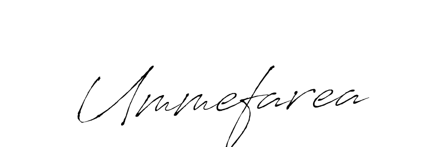 Also we have Ummefarea name is the best signature style. Create professional handwritten signature collection using Antro_Vectra autograph style. Ummefarea signature style 6 images and pictures png