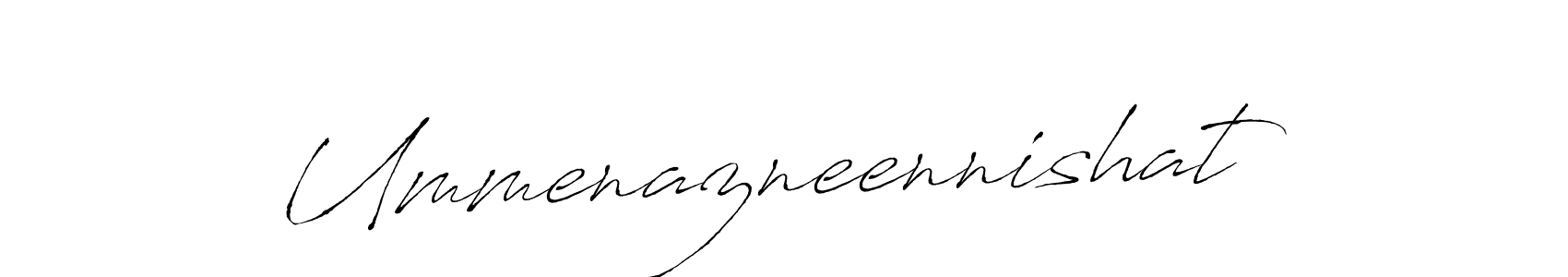Make a beautiful signature design for name Ummenazneennishat. Use this online signature maker to create a handwritten signature for free. Ummenazneennishat signature style 6 images and pictures png