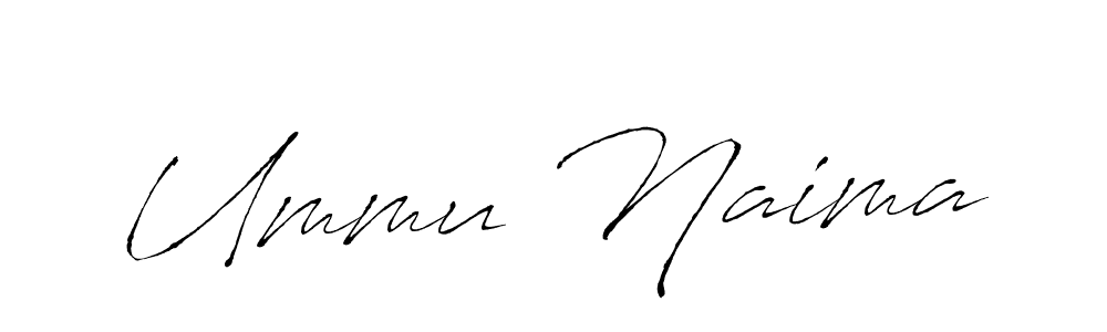 How to make Ummu Naima signature? Antro_Vectra is a professional autograph style. Create handwritten signature for Ummu Naima name. Ummu Naima signature style 6 images and pictures png