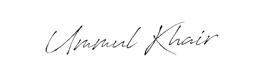 How to make Ummul Khair signature? Antro_Vectra is a professional autograph style. Create handwritten signature for Ummul Khair name. Ummul Khair signature style 6 images and pictures png