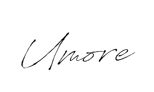 Also we have Umore name is the best signature style. Create professional handwritten signature collection using Antro_Vectra autograph style. Umore signature style 6 images and pictures png