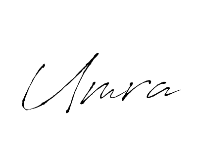 Umra stylish signature style. Best Handwritten Sign (Antro_Vectra) for my name. Handwritten Signature Collection Ideas for my name Umra. Umra signature style 6 images and pictures png