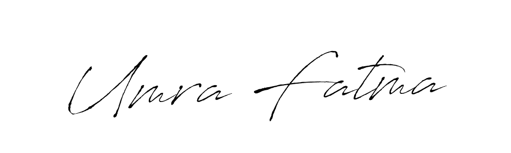 Use a signature maker to create a handwritten signature online. With this signature software, you can design (Antro_Vectra) your own signature for name Umra Fatma. Umra Fatma signature style 6 images and pictures png