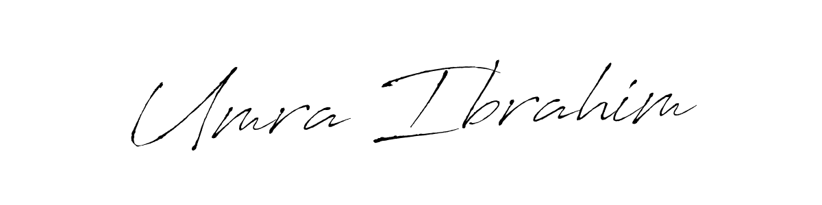 Use a signature maker to create a handwritten signature online. With this signature software, you can design (Antro_Vectra) your own signature for name Umra Ibrahim. Umra Ibrahim signature style 6 images and pictures png