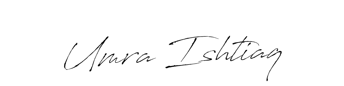 Make a beautiful signature design for name Umra Ishtiaq. Use this online signature maker to create a handwritten signature for free. Umra Ishtiaq signature style 6 images and pictures png