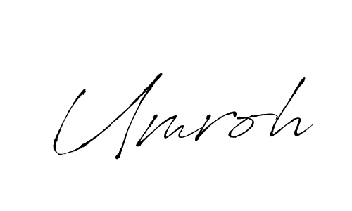 See photos of Umroh official signature by Spectra . Check more albums & portfolios. Read reviews & check more about Antro_Vectra font. Umroh signature style 6 images and pictures png