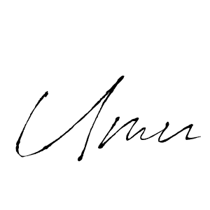 How to make Umu name signature. Use Antro_Vectra style for creating short signs online. This is the latest handwritten sign. Umu signature style 6 images and pictures png