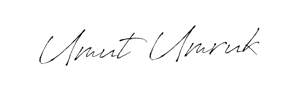 Also You can easily find your signature by using the search form. We will create Umut Umruk name handwritten signature images for you free of cost using Antro_Vectra sign style. Umut Umruk signature style 6 images and pictures png