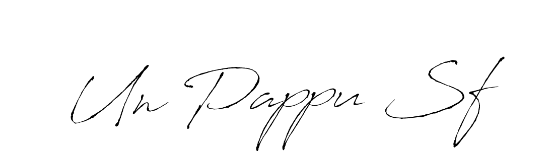 Use a signature maker to create a handwritten signature online. With this signature software, you can design (Antro_Vectra) your own signature for name Un Pappu Sf. Un Pappu Sf signature style 6 images and pictures png
