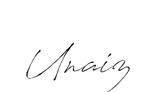 Unaiz stylish signature style. Best Handwritten Sign (Antro_Vectra) for my name. Handwritten Signature Collection Ideas for my name Unaiz. Unaiz signature style 6 images and pictures png