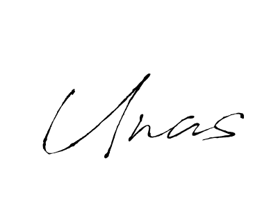 Unas stylish signature style. Best Handwritten Sign (Antro_Vectra) for my name. Handwritten Signature Collection Ideas for my name Unas. Unas signature style 6 images and pictures png