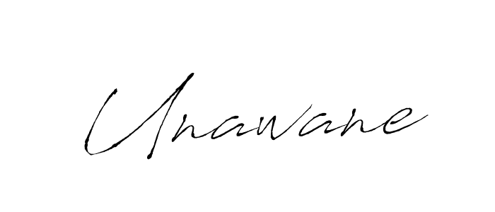 The best way (Antro_Vectra) to make a short signature is to pick only two or three words in your name. The name Unawane include a total of six letters. For converting this name. Unawane signature style 6 images and pictures png