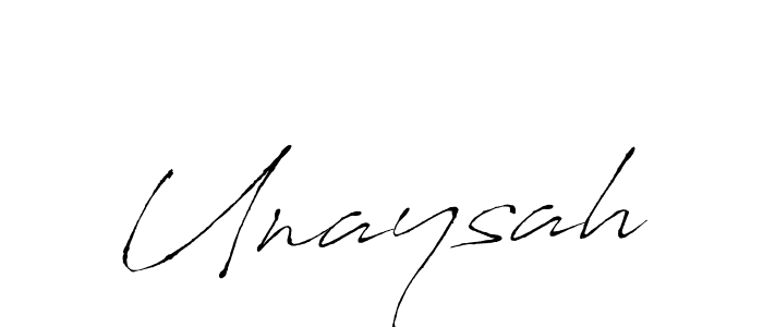 The best way (Antro_Vectra) to make a short signature is to pick only two or three words in your name. The name Unaysah include a total of six letters. For converting this name. Unaysah signature style 6 images and pictures png