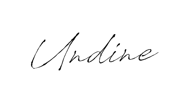 Use a signature maker to create a handwritten signature online. With this signature software, you can design (Antro_Vectra) your own signature for name Undine. Undine signature style 6 images and pictures png