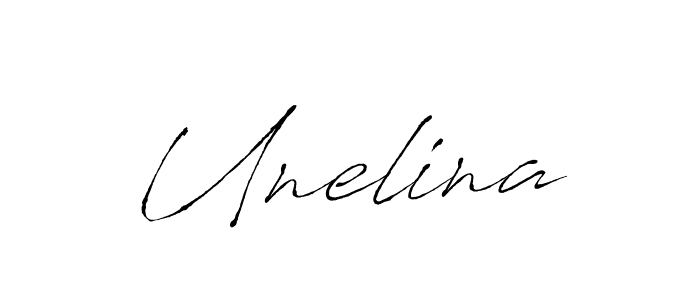 Similarly Antro_Vectra is the best handwritten signature design. Signature creator online .You can use it as an online autograph creator for name Unelina. Unelina signature style 6 images and pictures png