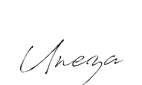 Antro_Vectra is a professional signature style that is perfect for those who want to add a touch of class to their signature. It is also a great choice for those who want to make their signature more unique. Get Uneza name to fancy signature for free. Uneza signature style 6 images and pictures png