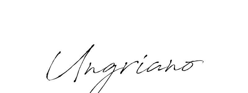 You should practise on your own different ways (Antro_Vectra) to write your name (Ungriano) in signature. don't let someone else do it for you. Ungriano signature style 6 images and pictures png
