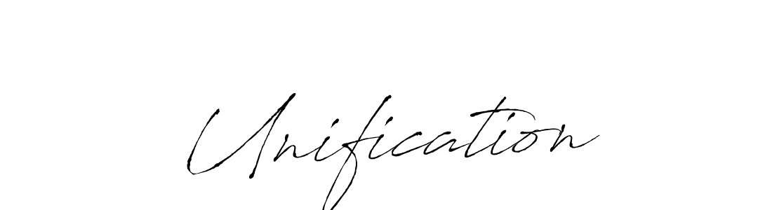 How to make Unification name signature. Use Antro_Vectra style for creating short signs online. This is the latest handwritten sign. Unification signature style 6 images and pictures png