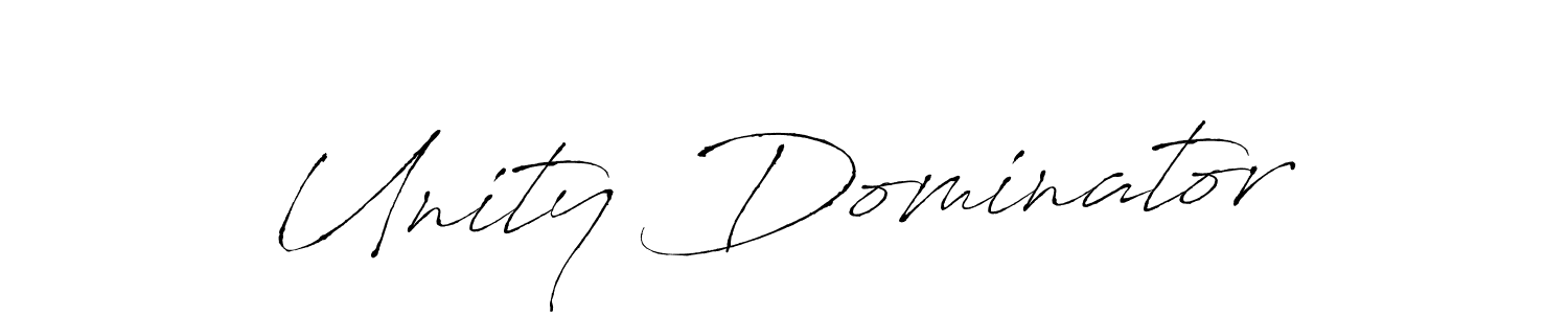 Also we have Unity Dominator name is the best signature style. Create professional handwritten signature collection using Antro_Vectra autograph style. Unity Dominator signature style 6 images and pictures png