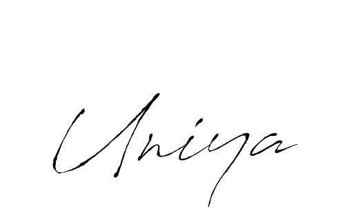 Once you've used our free online signature maker to create your best signature Antro_Vectra style, it's time to enjoy all of the benefits that Uniya name signing documents. Uniya signature style 6 images and pictures png