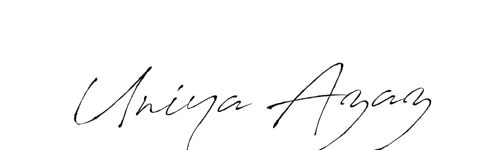 How to Draw Uniya Azaz signature style? Antro_Vectra is a latest design signature styles for name Uniya Azaz. Uniya Azaz signature style 6 images and pictures png