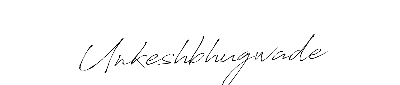 Also we have Unkeshbhugwade name is the best signature style. Create professional handwritten signature collection using Antro_Vectra autograph style. Unkeshbhugwade signature style 6 images and pictures png