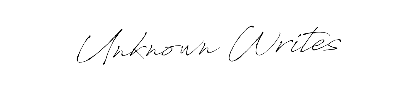 How to make Unknown Writes name signature. Use Antro_Vectra style for creating short signs online. This is the latest handwritten sign. Unknown Writes signature style 6 images and pictures png