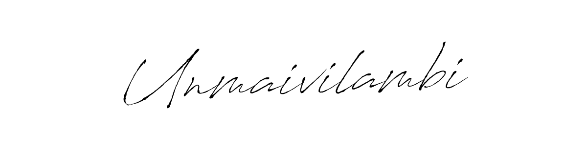 You should practise on your own different ways (Antro_Vectra) to write your name (Unmaivilambi) in signature. don't let someone else do it for you. Unmaivilambi signature style 6 images and pictures png