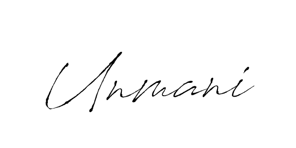 The best way (Antro_Vectra) to make a short signature is to pick only two or three words in your name. The name Unmani include a total of six letters. For converting this name. Unmani signature style 6 images and pictures png