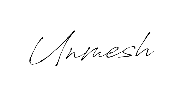 Unmesh stylish signature style. Best Handwritten Sign (Antro_Vectra) for my name. Handwritten Signature Collection Ideas for my name Unmesh. Unmesh signature style 6 images and pictures png