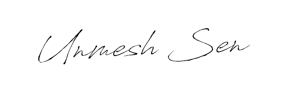 Use a signature maker to create a handwritten signature online. With this signature software, you can design (Antro_Vectra) your own signature for name Unmesh Sen. Unmesh Sen signature style 6 images and pictures png