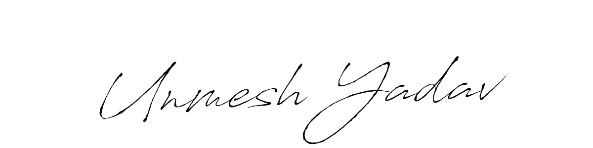 Design your own signature with our free online signature maker. With this signature software, you can create a handwritten (Antro_Vectra) signature for name Unmesh Yadav. Unmesh Yadav signature style 6 images and pictures png