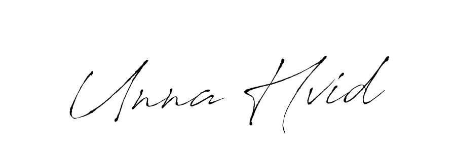 You can use this online signature creator to create a handwritten signature for the name Unna Hvid. This is the best online autograph maker. Unna Hvid signature style 6 images and pictures png