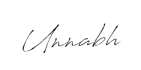 Make a beautiful signature design for name Unnabh. With this signature (Antro_Vectra) style, you can create a handwritten signature for free. Unnabh signature style 6 images and pictures png