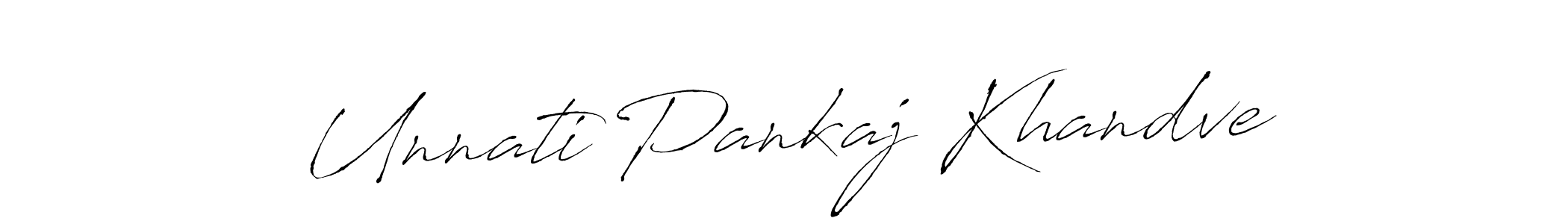 Make a beautiful signature design for name Unnati Pankaj Khandve. Use this online signature maker to create a handwritten signature for free. Unnati Pankaj Khandve signature style 6 images and pictures png