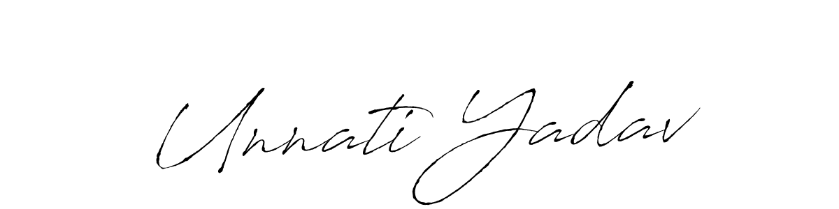Also You can easily find your signature by using the search form. We will create Unnati Yadav name handwritten signature images for you free of cost using Antro_Vectra sign style. Unnati Yadav signature style 6 images and pictures png