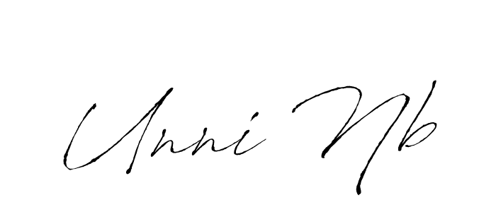 You can use this online signature creator to create a handwritten signature for the name Unni Nb. This is the best online autograph maker. Unni Nb signature style 6 images and pictures png