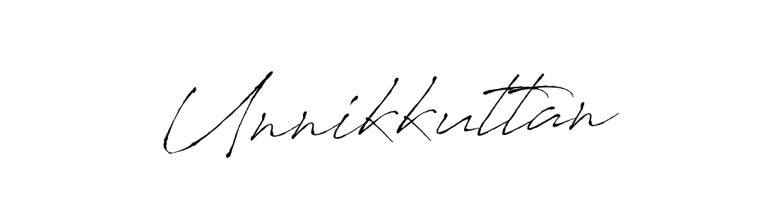 Use a signature maker to create a handwritten signature online. With this signature software, you can design (Antro_Vectra) your own signature for name Unnikkuttan. Unnikkuttan signature style 6 images and pictures png