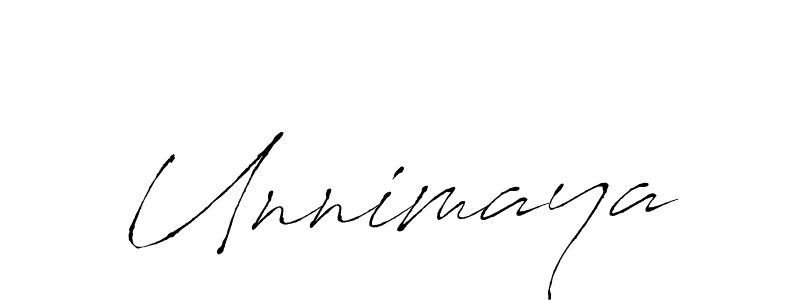 Design your own signature with our free online signature maker. With this signature software, you can create a handwritten (Antro_Vectra) signature for name Unnimaya. Unnimaya signature style 6 images and pictures png